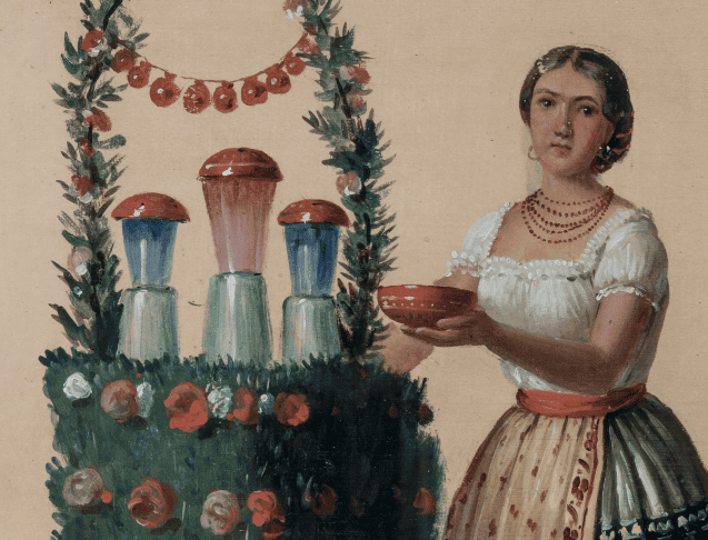 Vendedora de aguas frescas