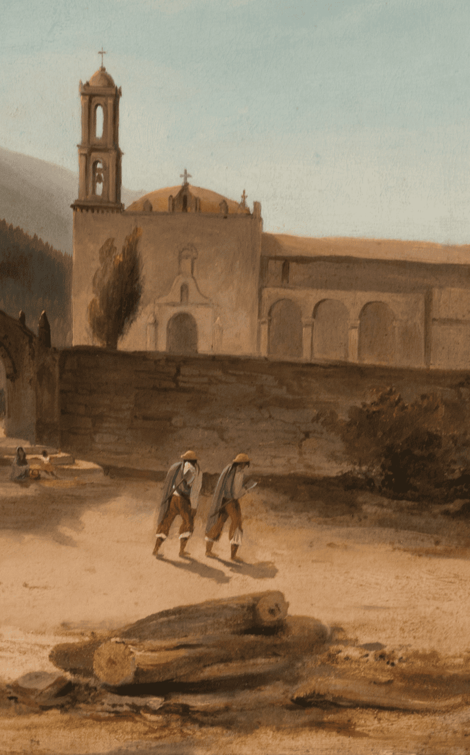 Portal del Sacromonte y Popocatépetl