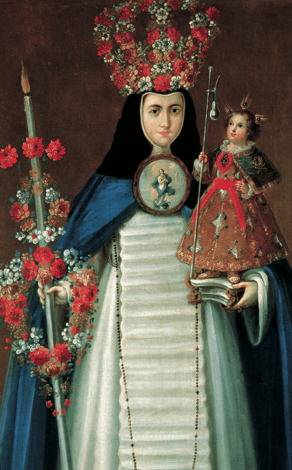 Monja coronada María Guadalupe de los Cinco Señores, religiosa del convento de la Purísima Concepción