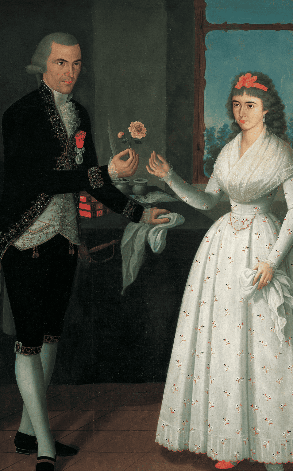 Matheo Vicente de Musitu y Zalvide y su esposa Da. Ma. Gertrudis de Salazar y Duarte