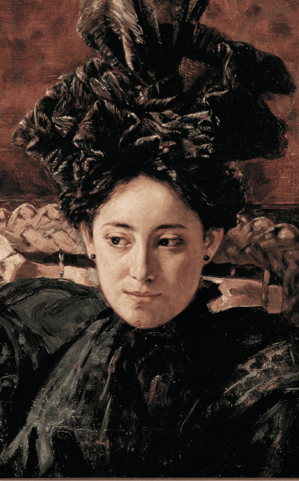 Margarita Ruelas Suárez en traje de luto