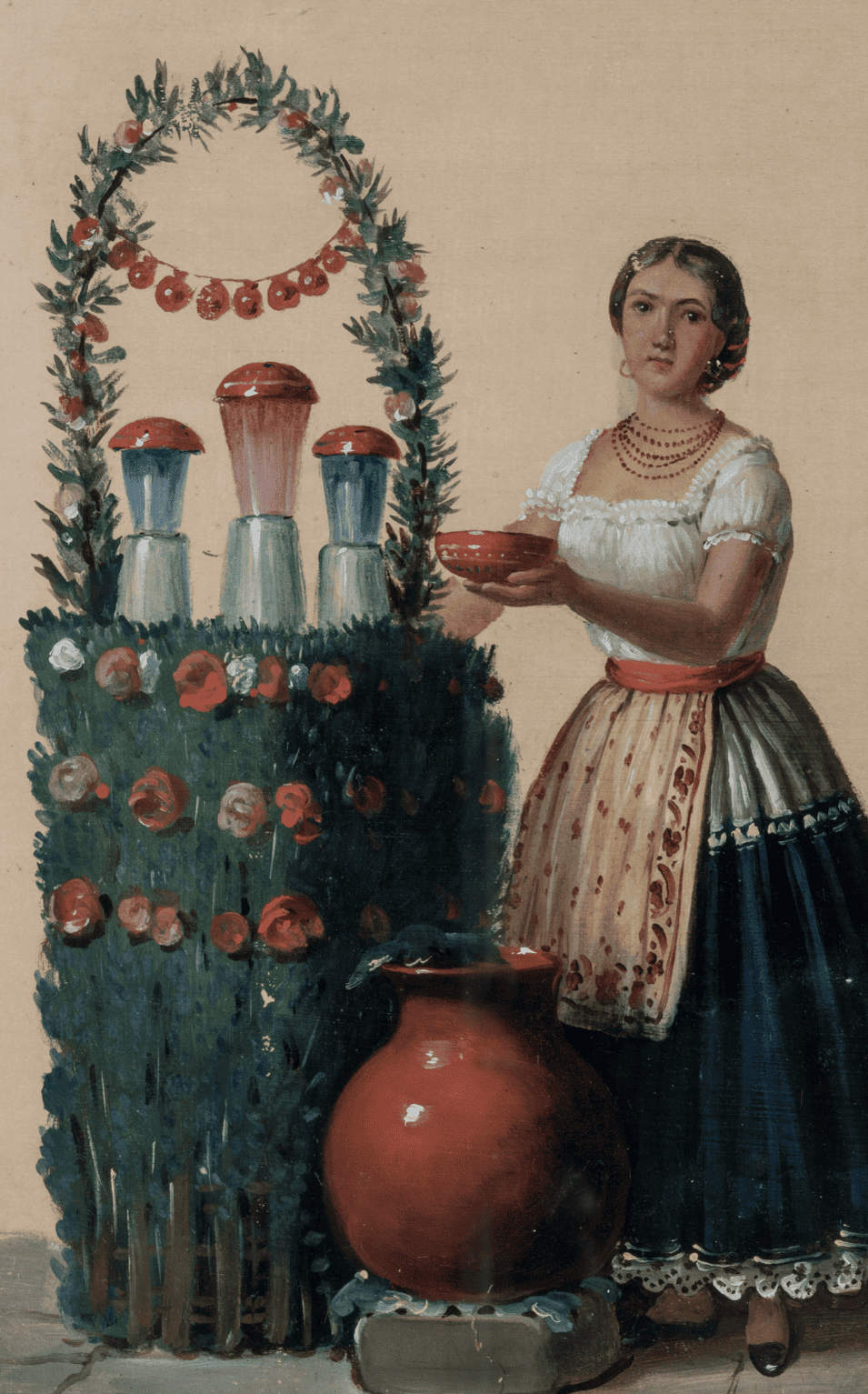 Vendedora de aguas frescas