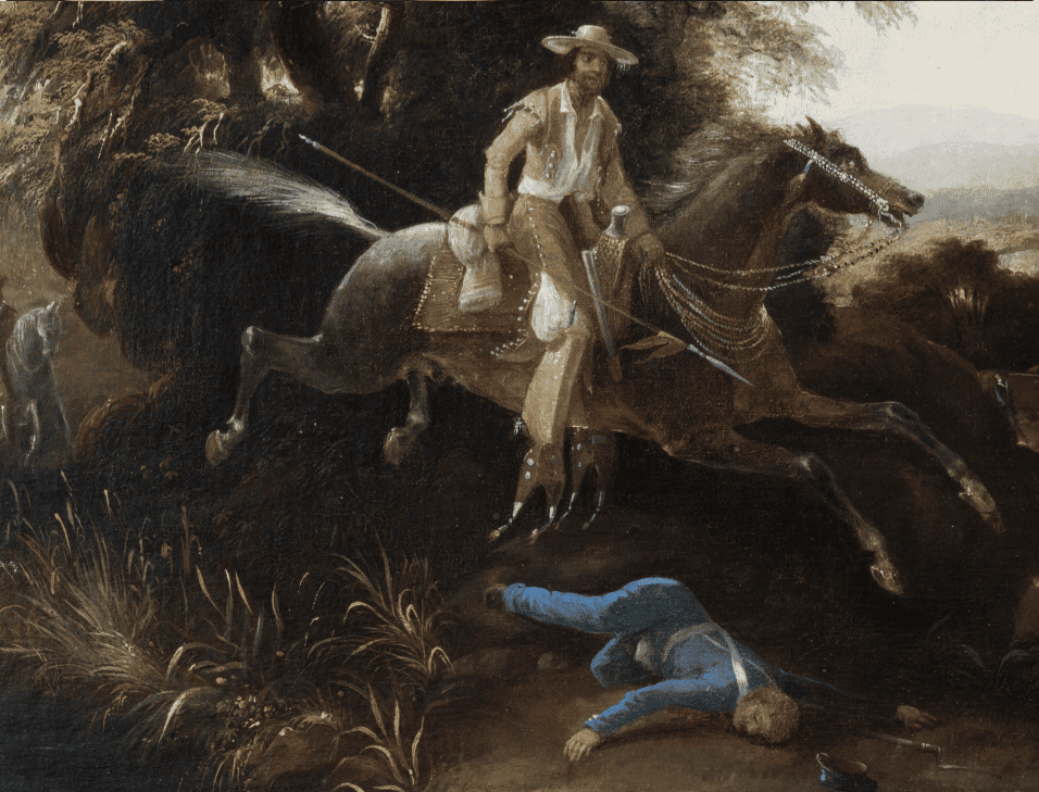 Enfrentamiento de chinacos y norteamericanos