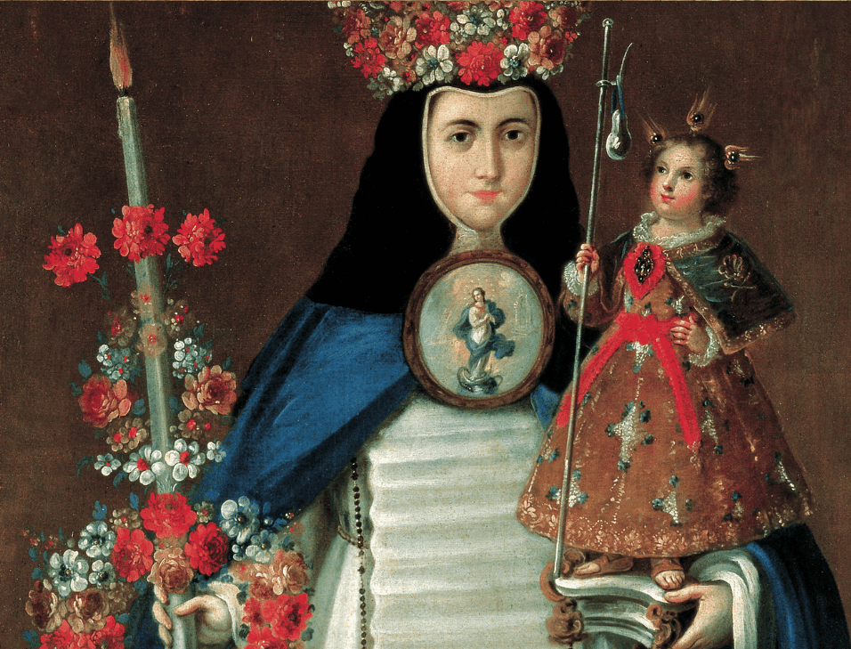 Monja coronada María Guadalupe de los Cinco Señores, religiosa del convento de la Purísima Concepción