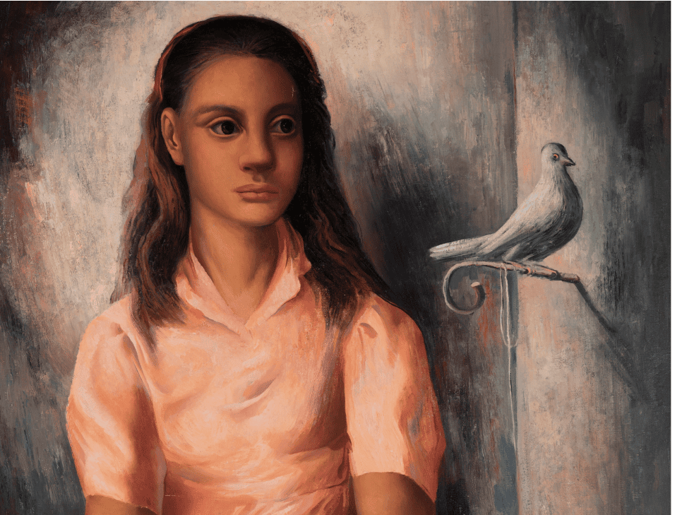 La niña y la paloma