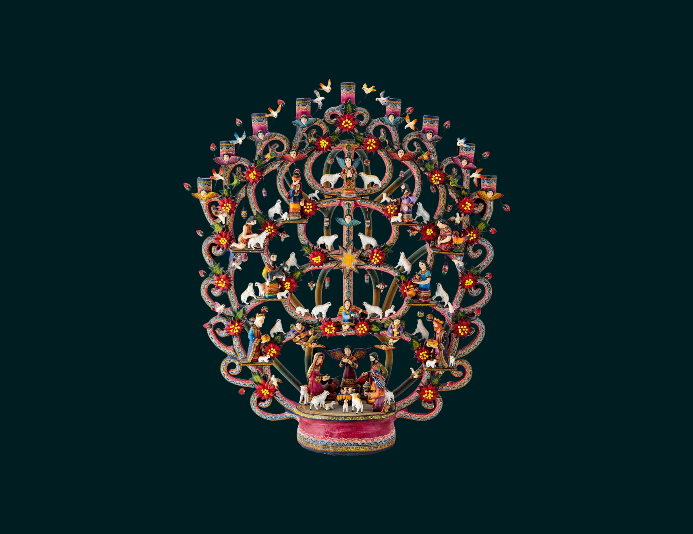 La creación narrada en barro