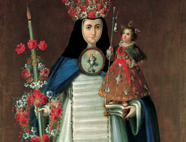 El hábito de María Guadalupe de los Cinco Señores