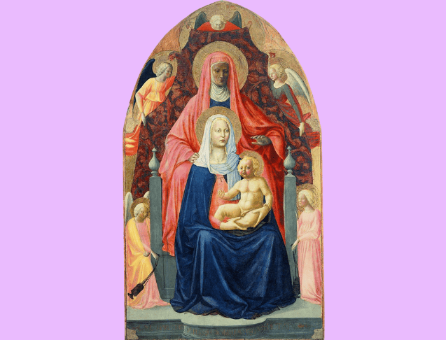 Santa Ana, la virgen y el niño